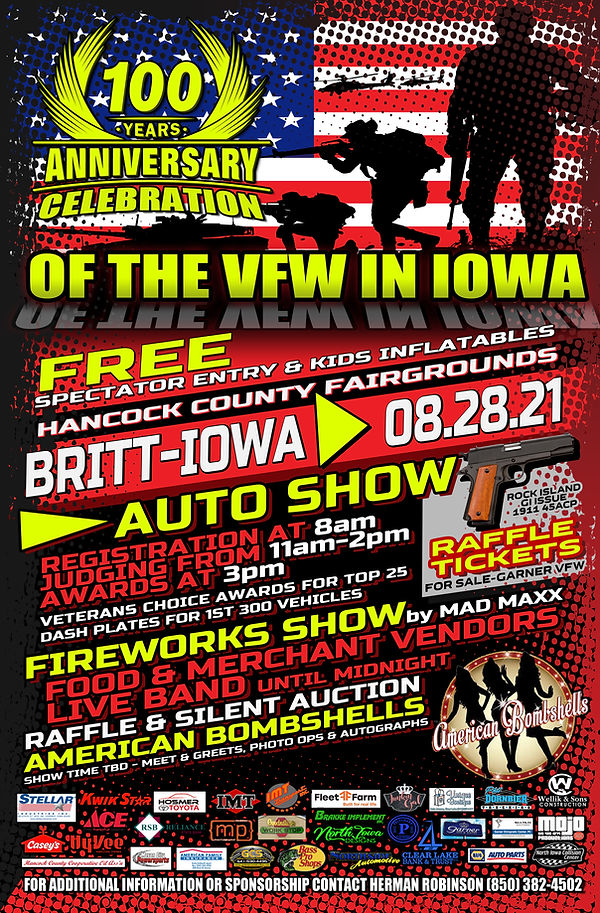 Iowa VFW 100th Anniversary Garner VFW Post 5515